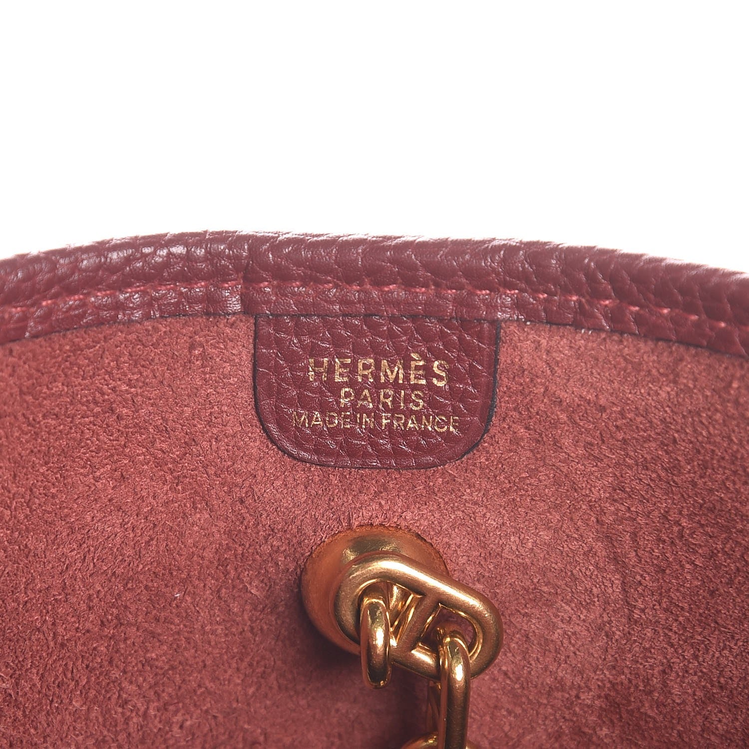 Hermes Togo Vespa PM Rouge H 5 of 12
