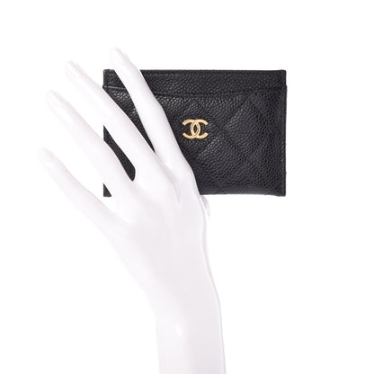 Chanel Caviar Quilted Card Holder Black 2 of 9