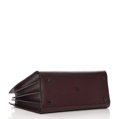 Saint Laurent Grained Calfskin Small Classic Sac De Jour Bordeaux 5 of 9