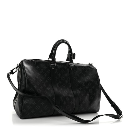 Louis Vuitton Monogram Eclipse Keepall Bandouliere 45 2 of 10