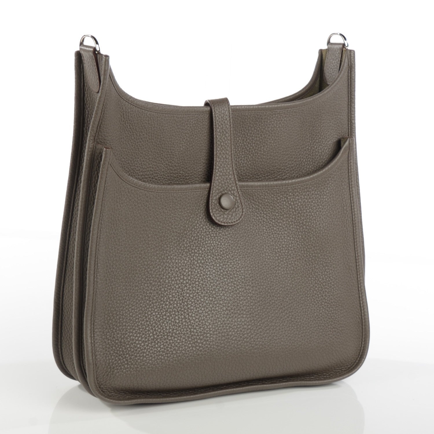 Hermes Taurillon Clemence Evelyne III GM Etain 7 of 13