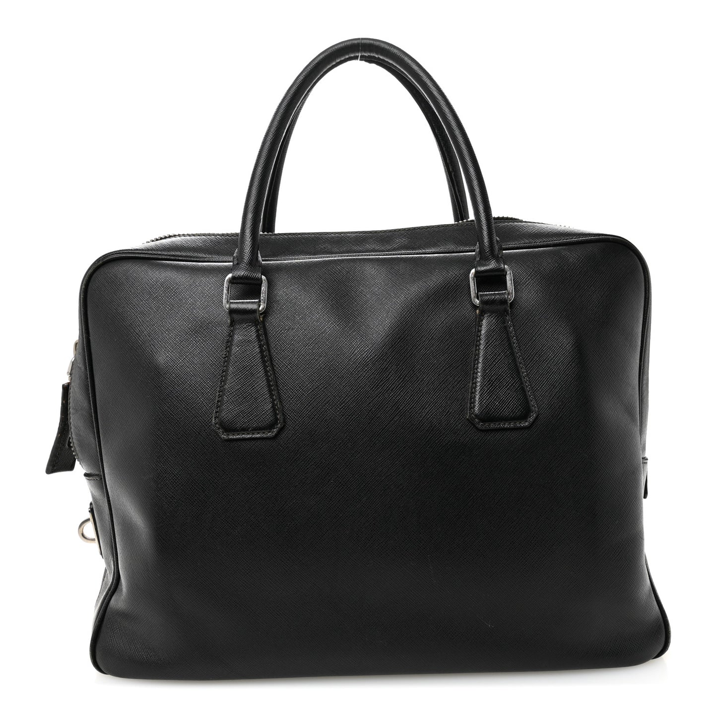 Saffiano Travel Briefcase Black
