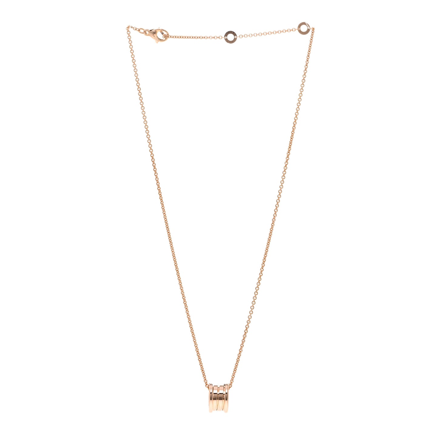 18K Rose Gold B.Zero1 Pendant Necklace