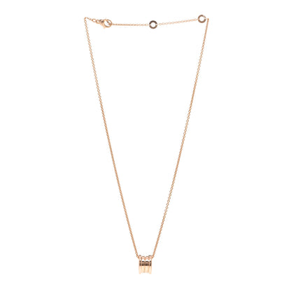 Bulgari 18K Rose Gold B.Zero1 Pendant Necklace 3 of 5