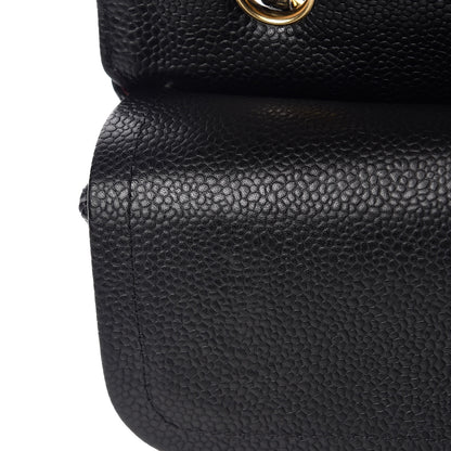 Chanel Caviar Quilted Medium Double Flap Black 8 of 12