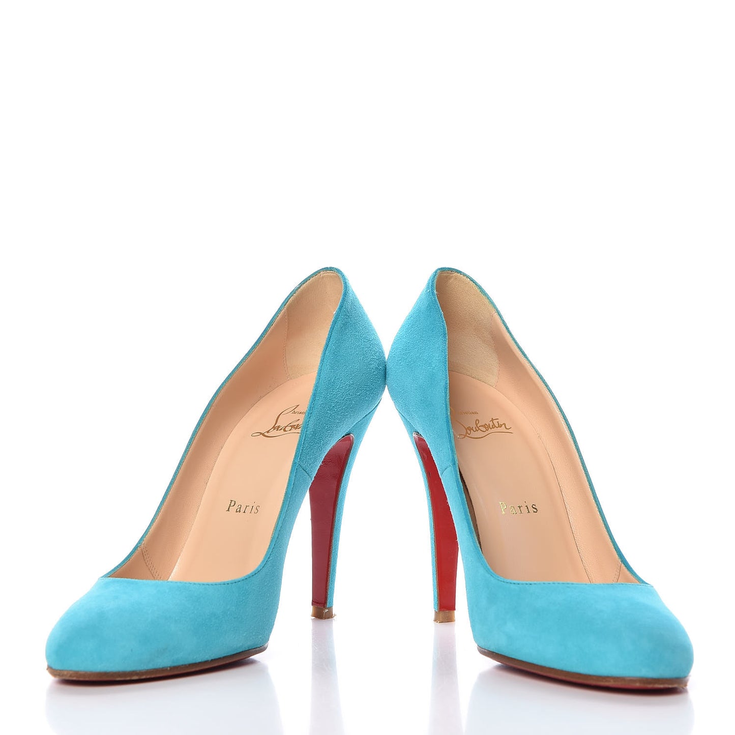 Suede Ron Ron 100 Pumps 39 Turquoise