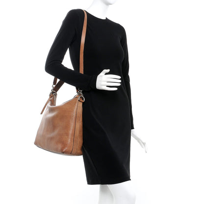 Gucci Pebbled Calfskin Leather Small Miss GG Hobo Shoulder Bag Light Cuir Brown 2 of 9