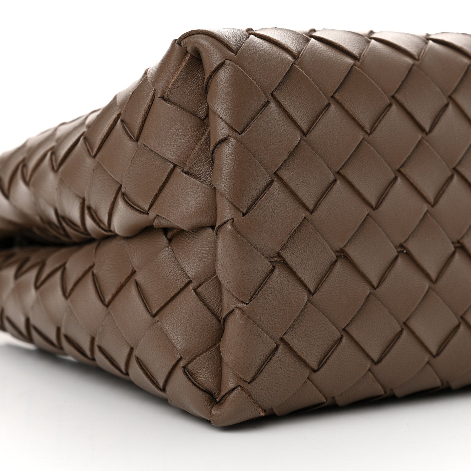 Bottega Veneta Nappa Intrecciato Small Andiamo Shoulder Bag Taupe Grey 9 of 10