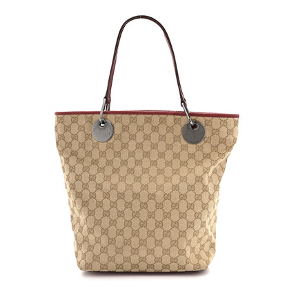 Gucci Monogram Large Eclipse Tote Red 1 of 18