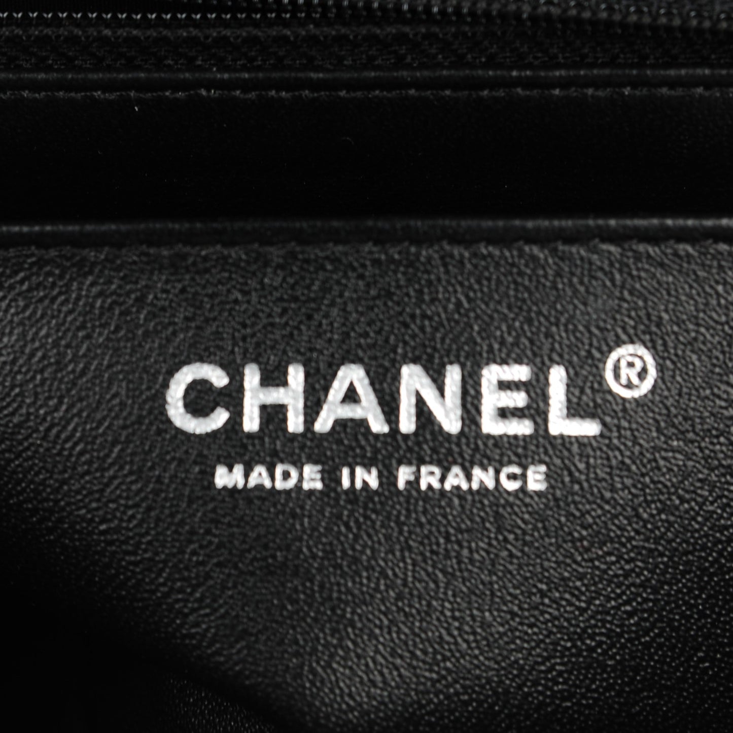 Patent Calfskin Quilted Mini Rectangular Flap Black