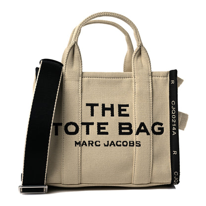 Marc Jacobs Jacquard Small The Traveler Tote Bag Warm Sand 1 of 9