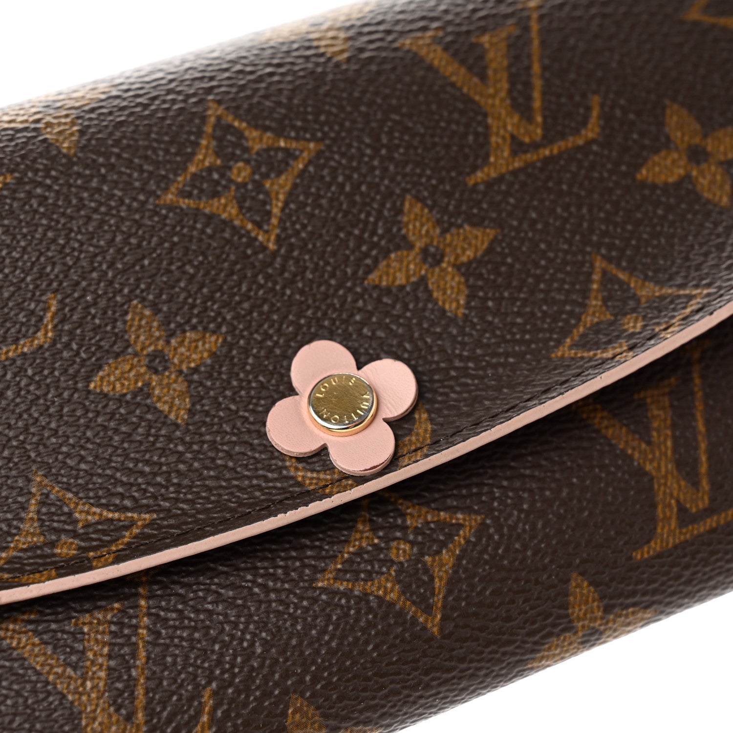 Louis Vuitton Monogram Bloom Flower Emilie Wallet Fuchsia 9 of 12