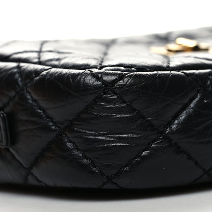 Chanel Aged Calfskin Quilted Mini Reissue Camera Case Black 9 of 10