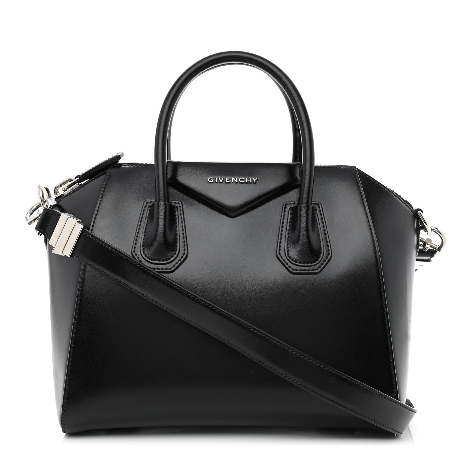 Givenchy Shiny Lord Calfskin Small Antigona Black 1 of 13