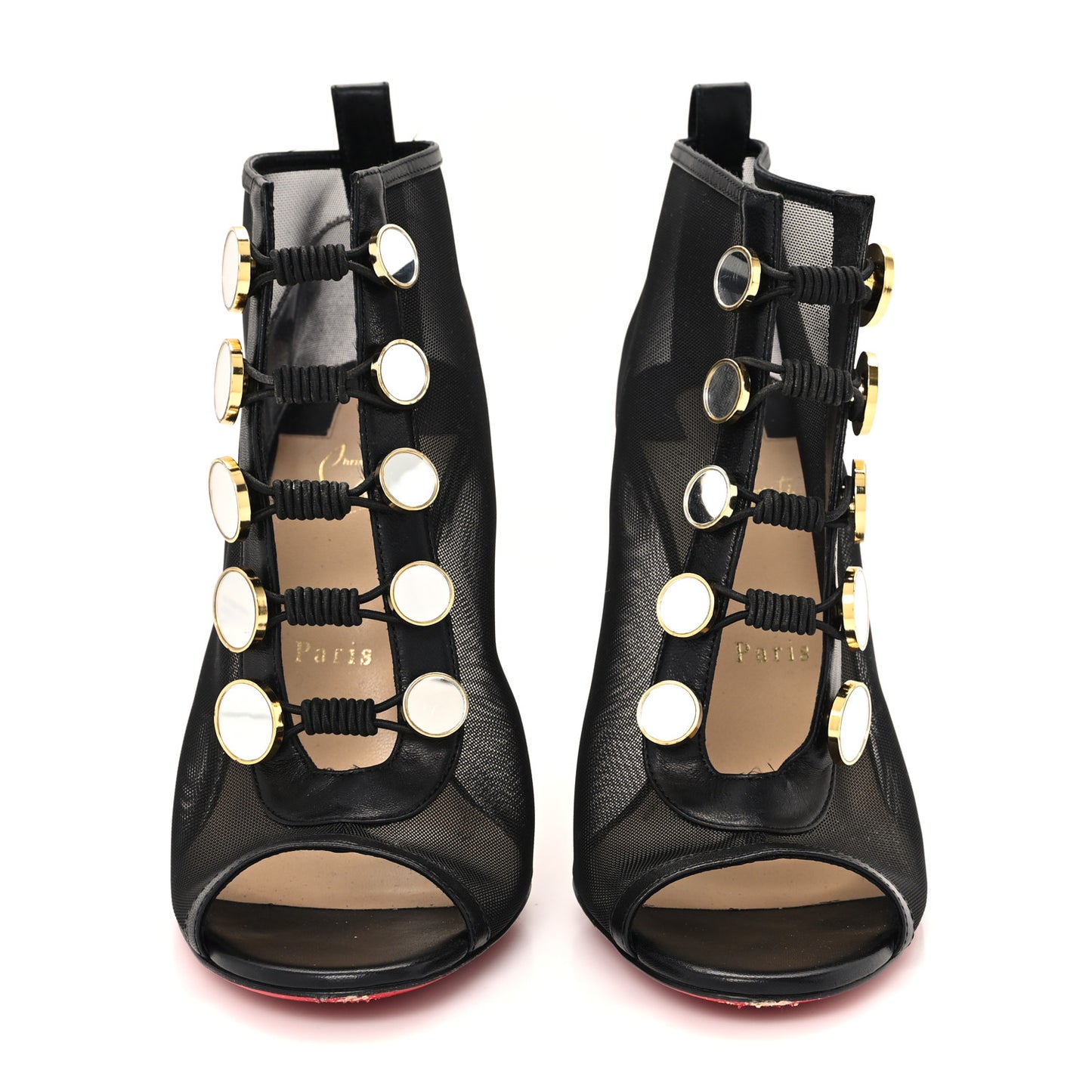 Mesh Nappa Marikate 100 Ankle Boots 40 Black