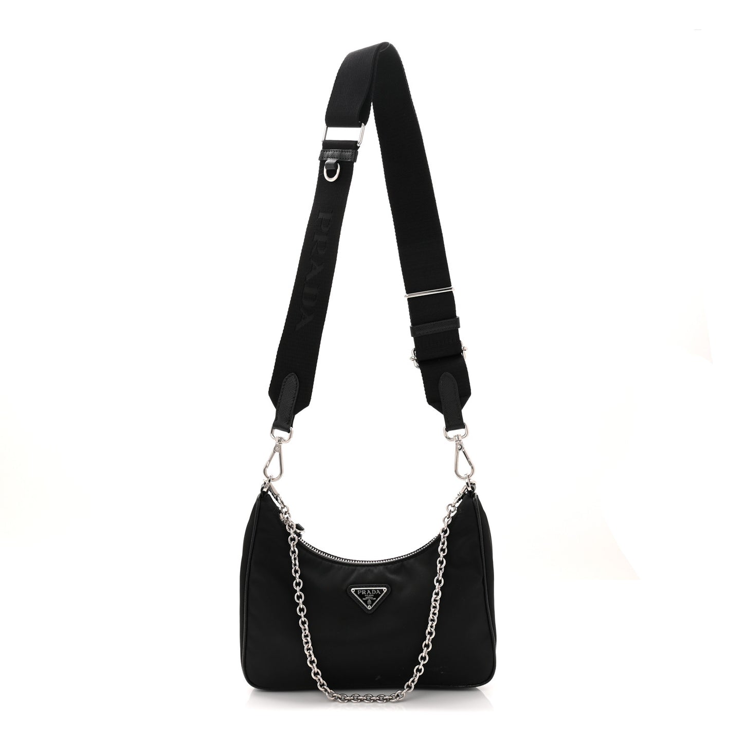 Nylon Re-Edition 2005 Shoulder Bag Black
