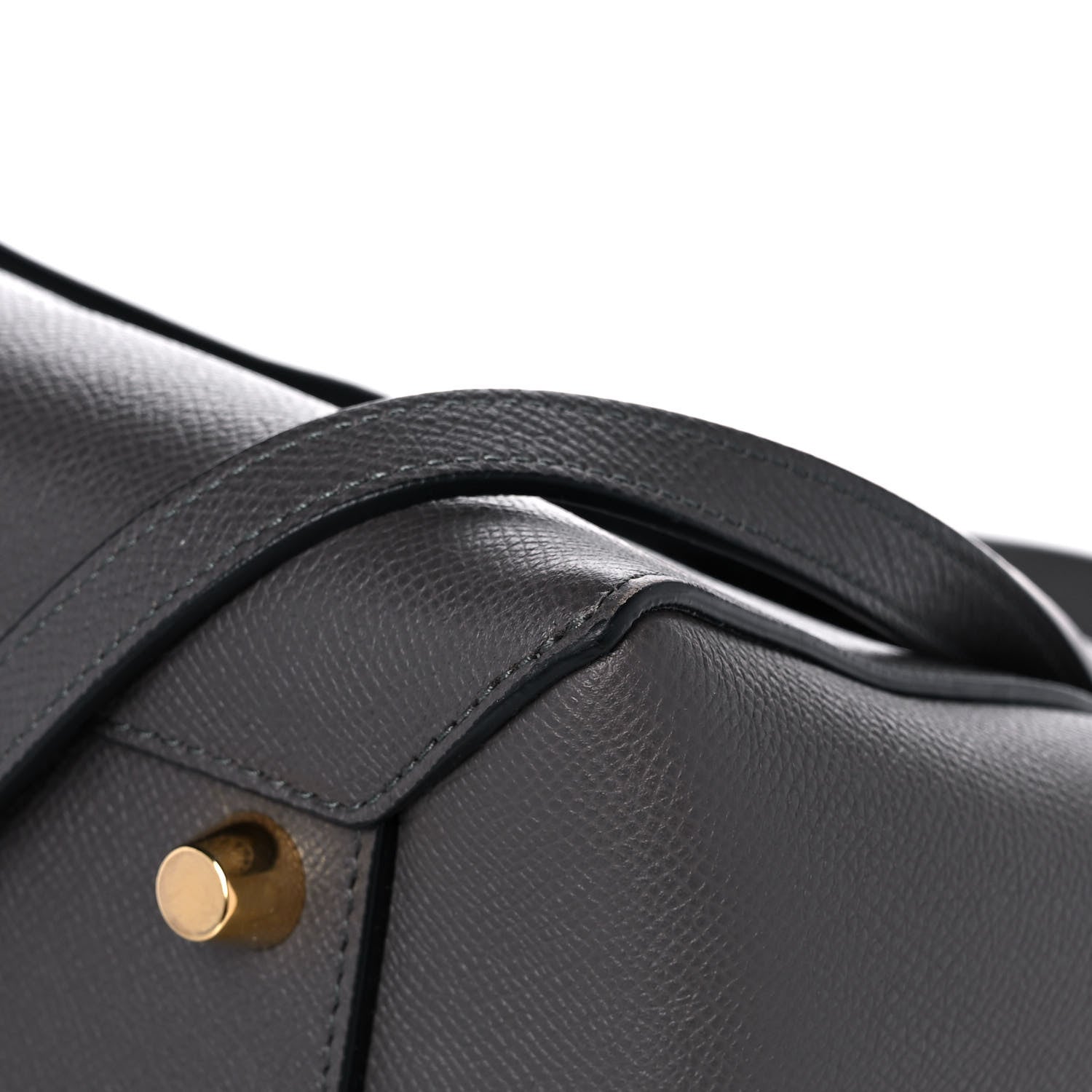 Celine Grained Calfskin Mini Belt Bag Grey 9 of 15