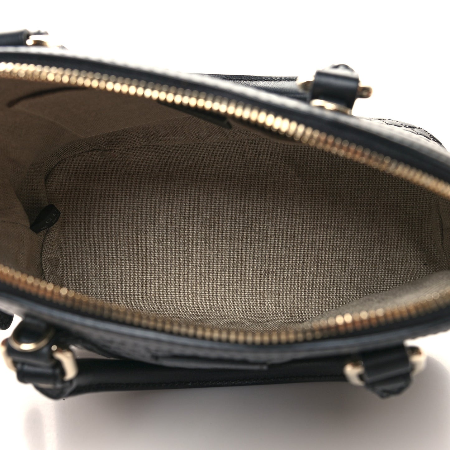 Microguccissima Mini Dome Bag Black