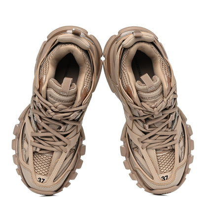 Balenciaga Mesh Rubber Uni-Matte Full Color Womens Track Sneakers 37 Full Beige 5 of 17