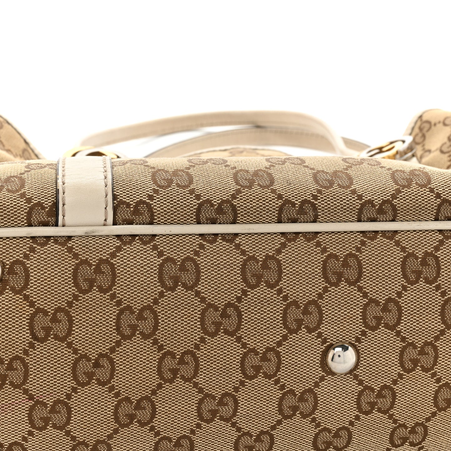 Monogram Medium Twins Tote Off White
