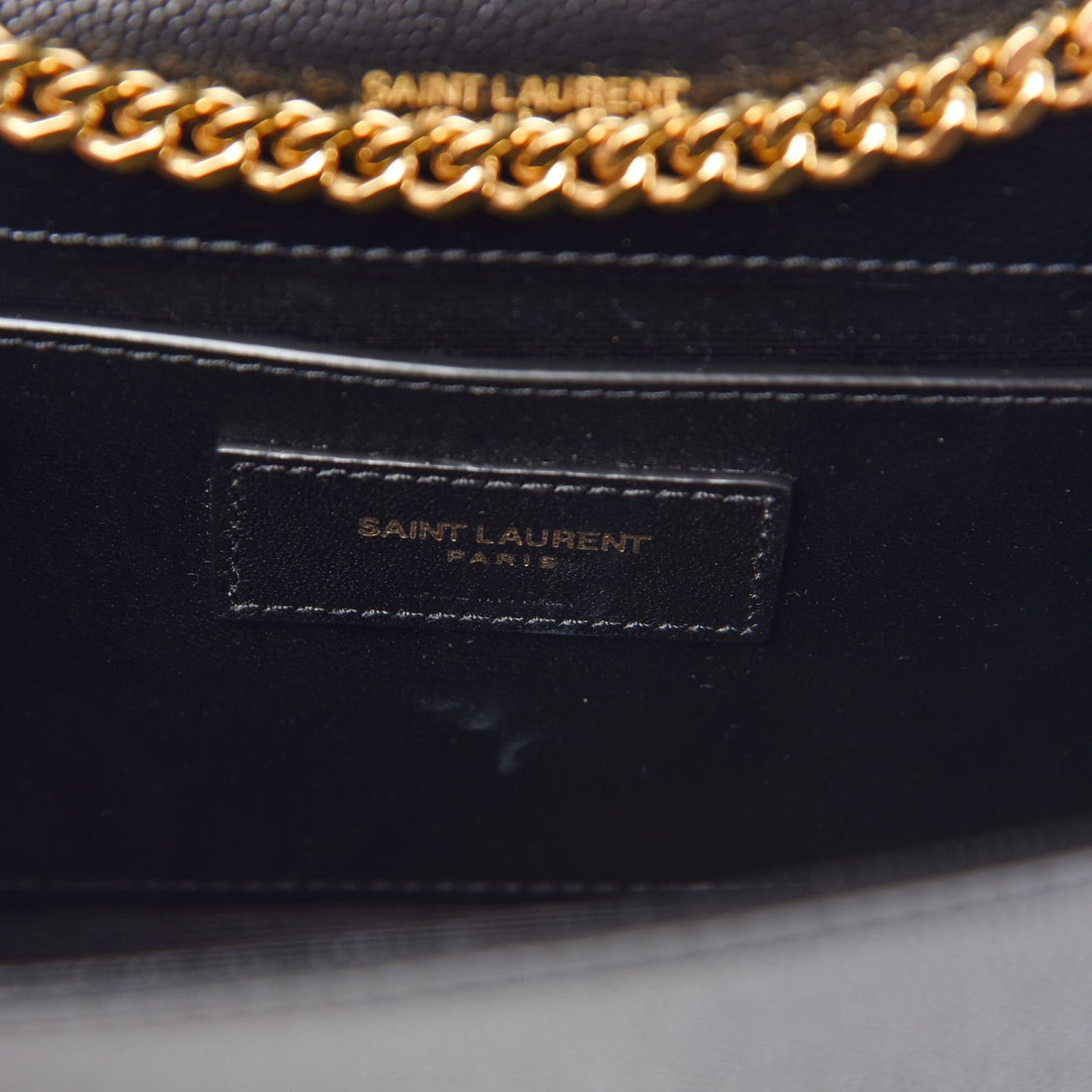 Grain De Poudre Small Monogram Kate Satchel Black