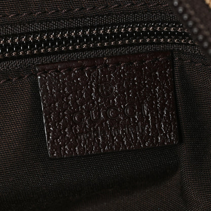 Gucci GG Monogram Small Web Handle Bucket Tote  Dark Brown 6 of 10