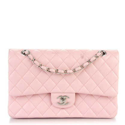 Chanel Lambskin Quilted Medium Double Flap Light Pink 1 of 8