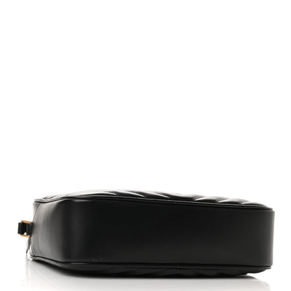 Saint Laurent Calfskin Matelasse Monogram Lou Camera Bag Black 4 of 11