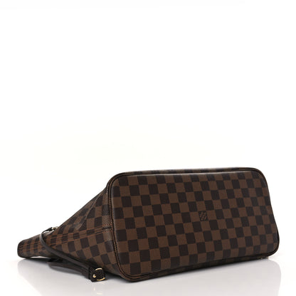 Louis Vuitton Damier Ebene Neo Neverfull MM Rose Ballerine 4 of 9