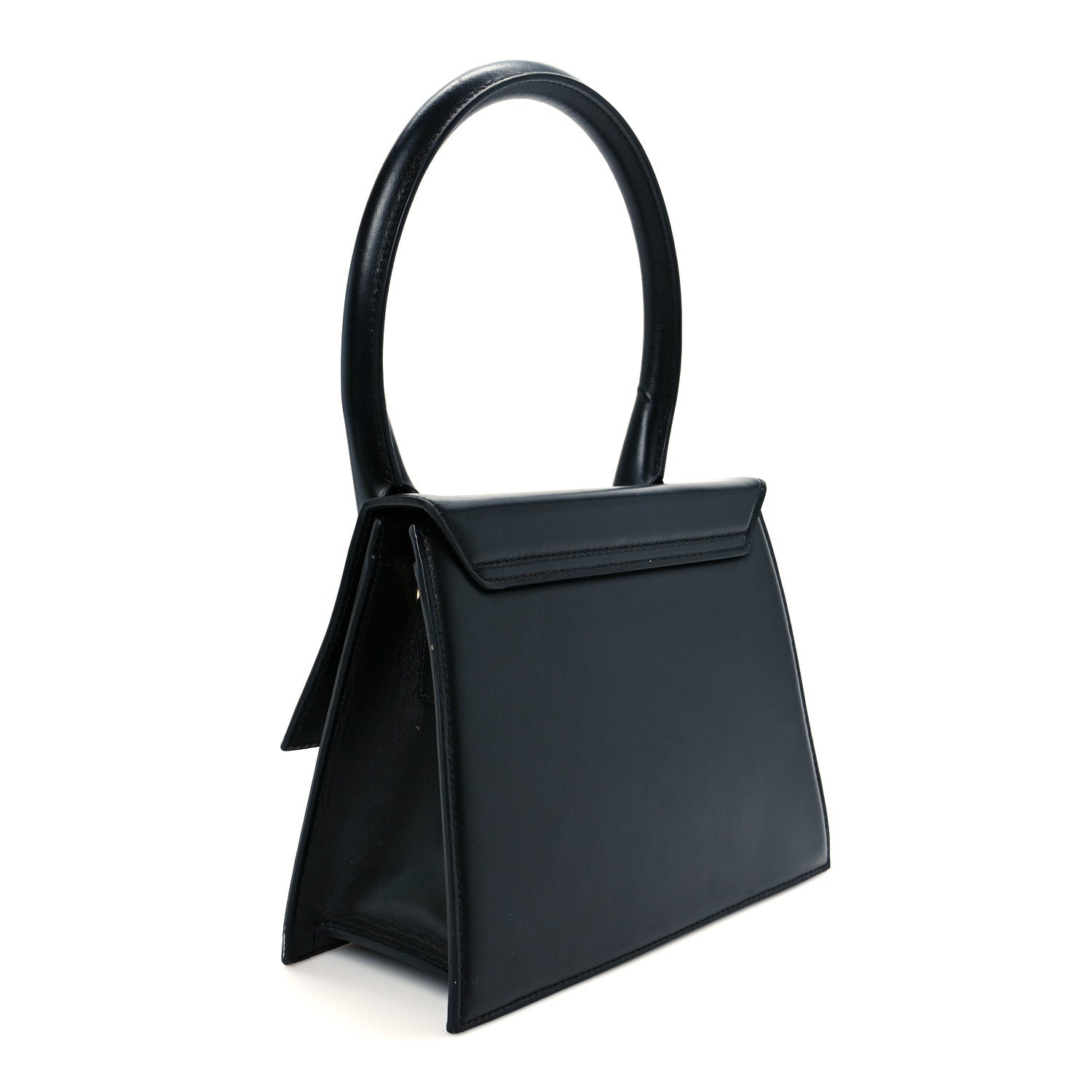 Jacquemus ブラック サイズ58 Jacquemus Smooth Calfskin Le Grand Chiquito Black 1781948