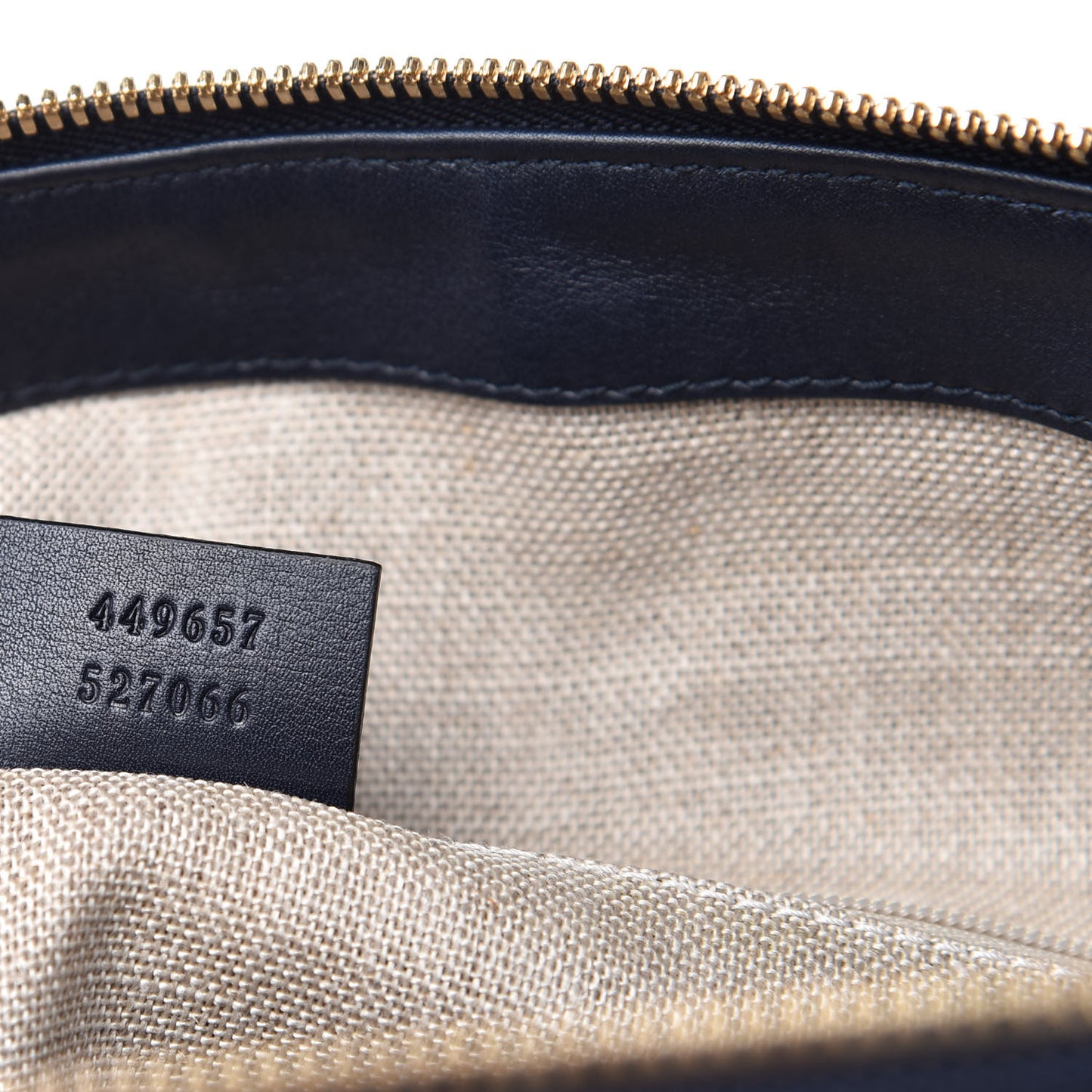 Soft Microguccissima Dome Satchel Navy