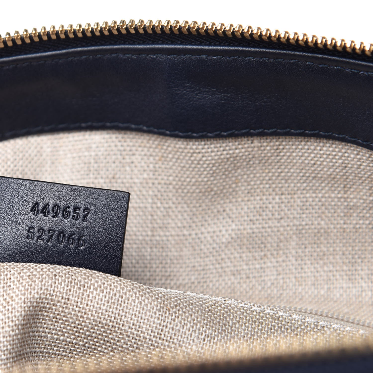 Gucci Soft Microguccissima Dome Satchel Navy 9 of 10