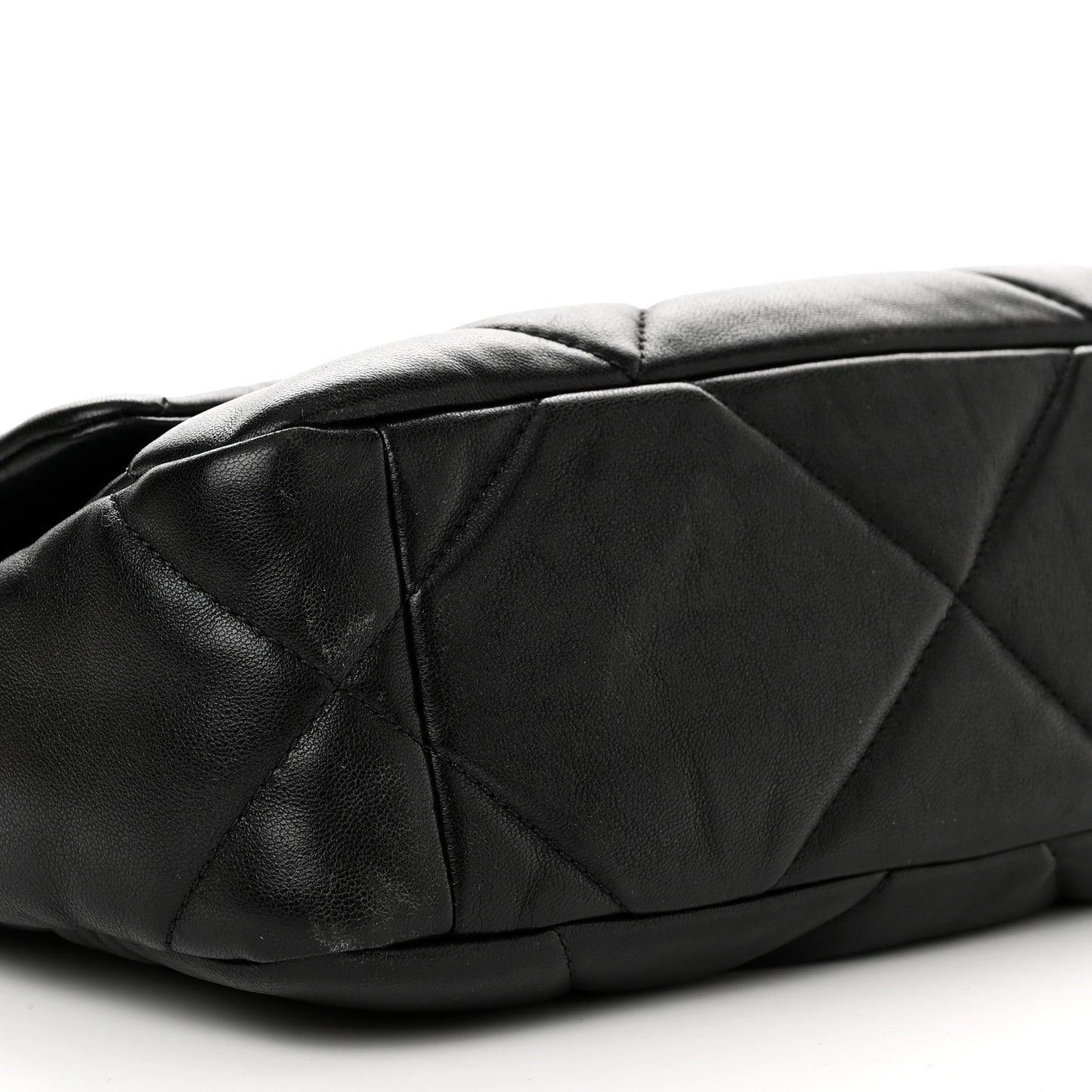 Goatskin Quilted Medium Chanel 19 Flap Black