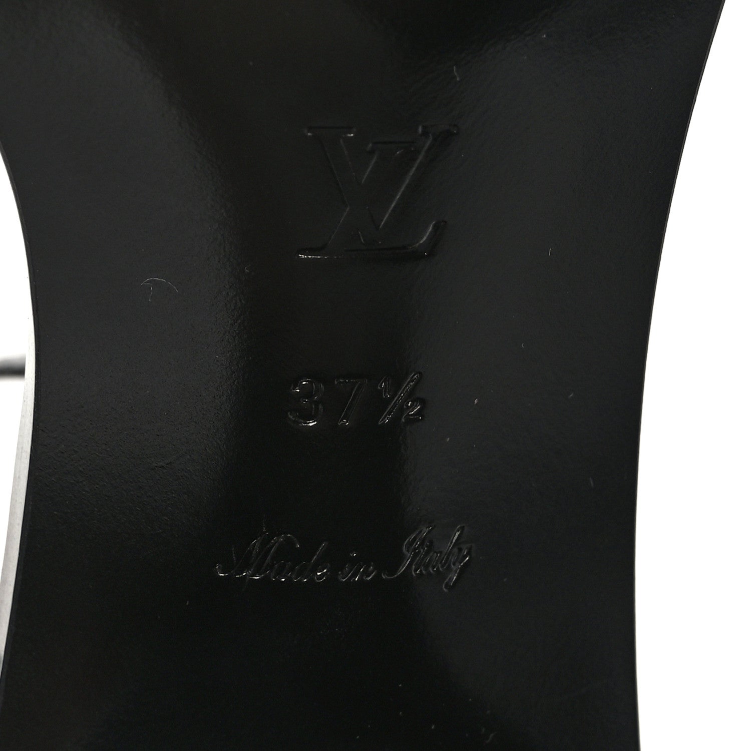 Louis Vuitton Calfskin Monogram Passenger Sandals 37.5 Black 8 of 8