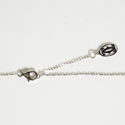 Cartier 18K White Gold Diamond SM D'Amour Pendant Necklace 7 of 10