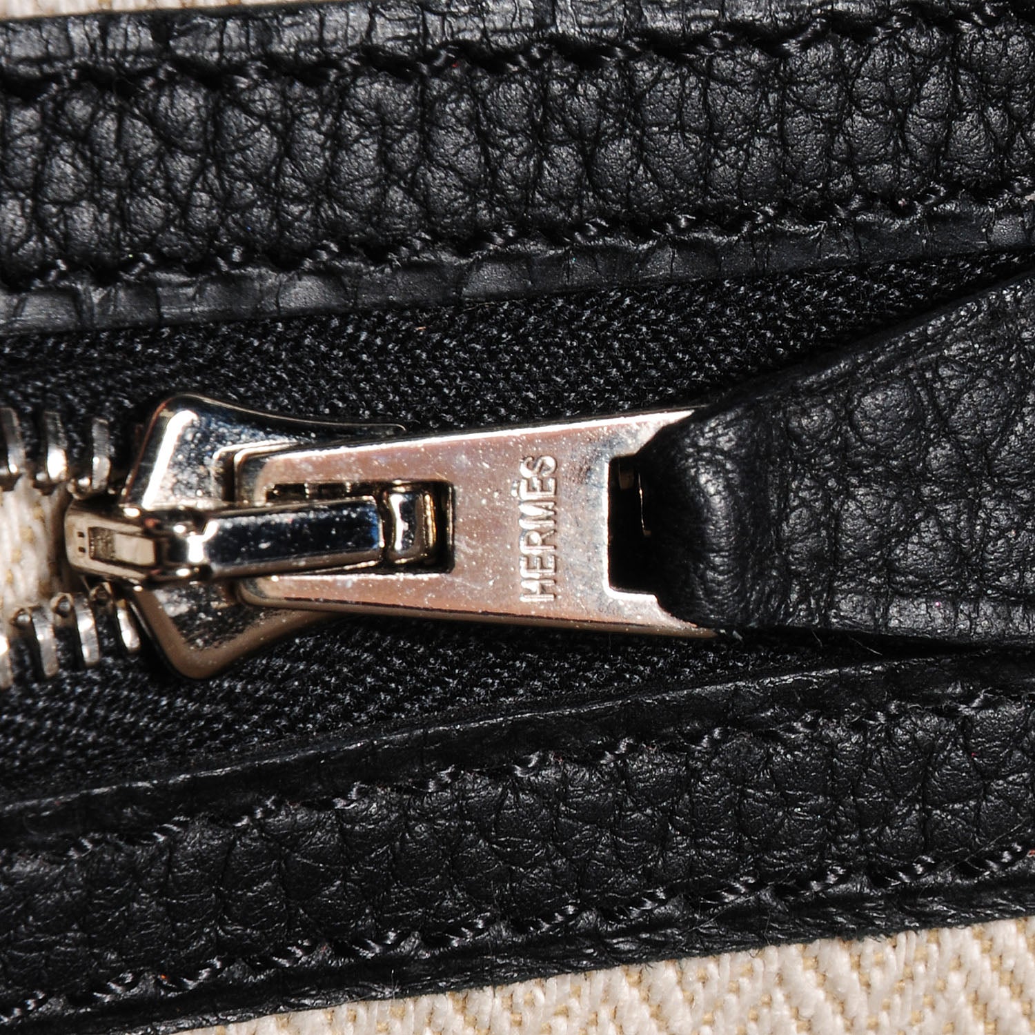 Hermes Fjord Garden Party Tote 36 MM Black 3 of 12