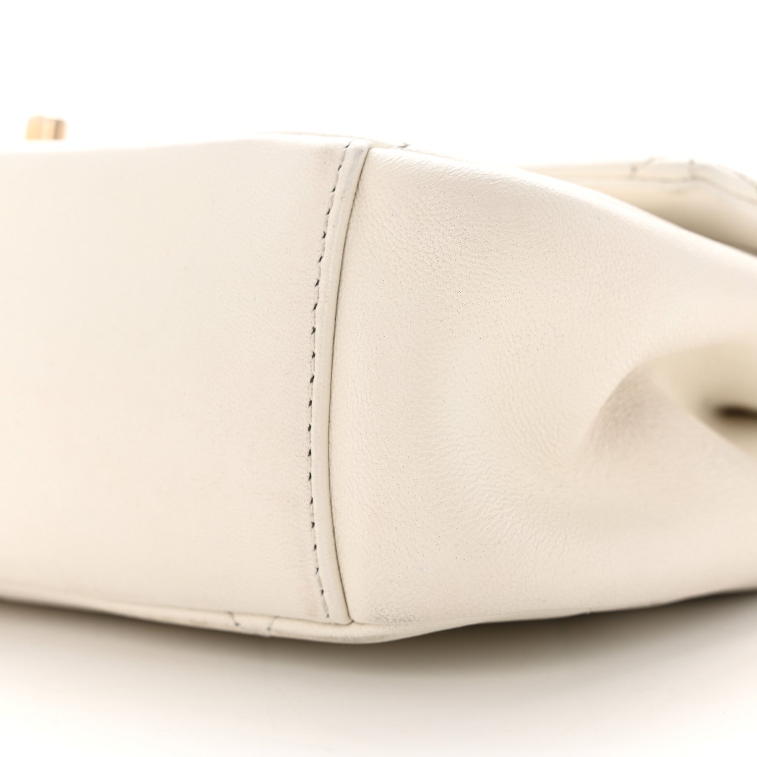 Chanel Lambskin A Real Catch Flap Bag White 10 of 32