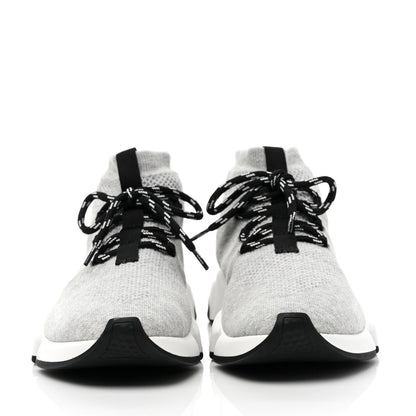Balenciaga Sweatshirt Knit Womens Speed Lace Up Sneakers 38 Gris 2 of 6