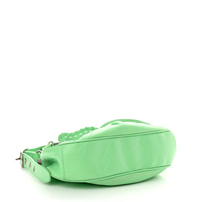 Balenciaga Agneau Arena Le Cagole Shoulder Bag XS Mint Green 5 of 10