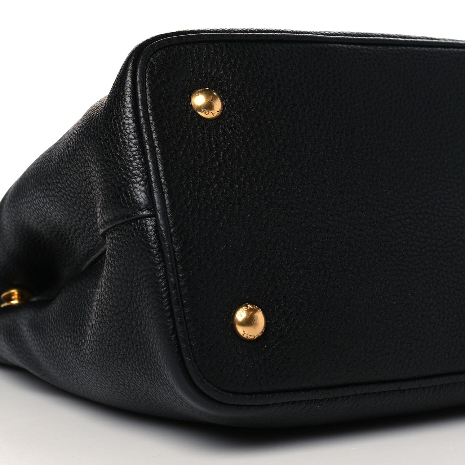 Prada Vitello Daino Shopping Tote Black 7 of 8