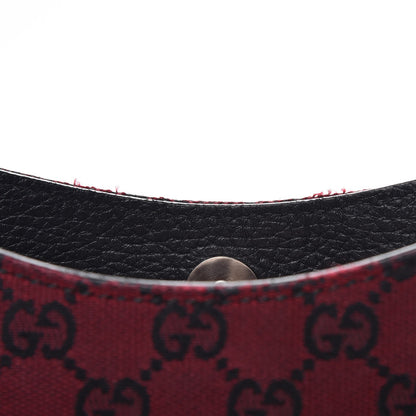 Gucci Denim Monogram Hobo Red 9 of 9