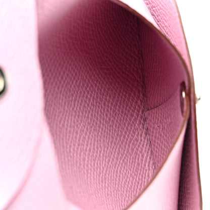 Hermes Epsom Bastia Coin Purse Mauve Sylvestre 5 of 7