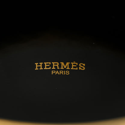 Hermes Enamel Printed Mega Wide Brazil Bracelet 70 Black 4 of 5