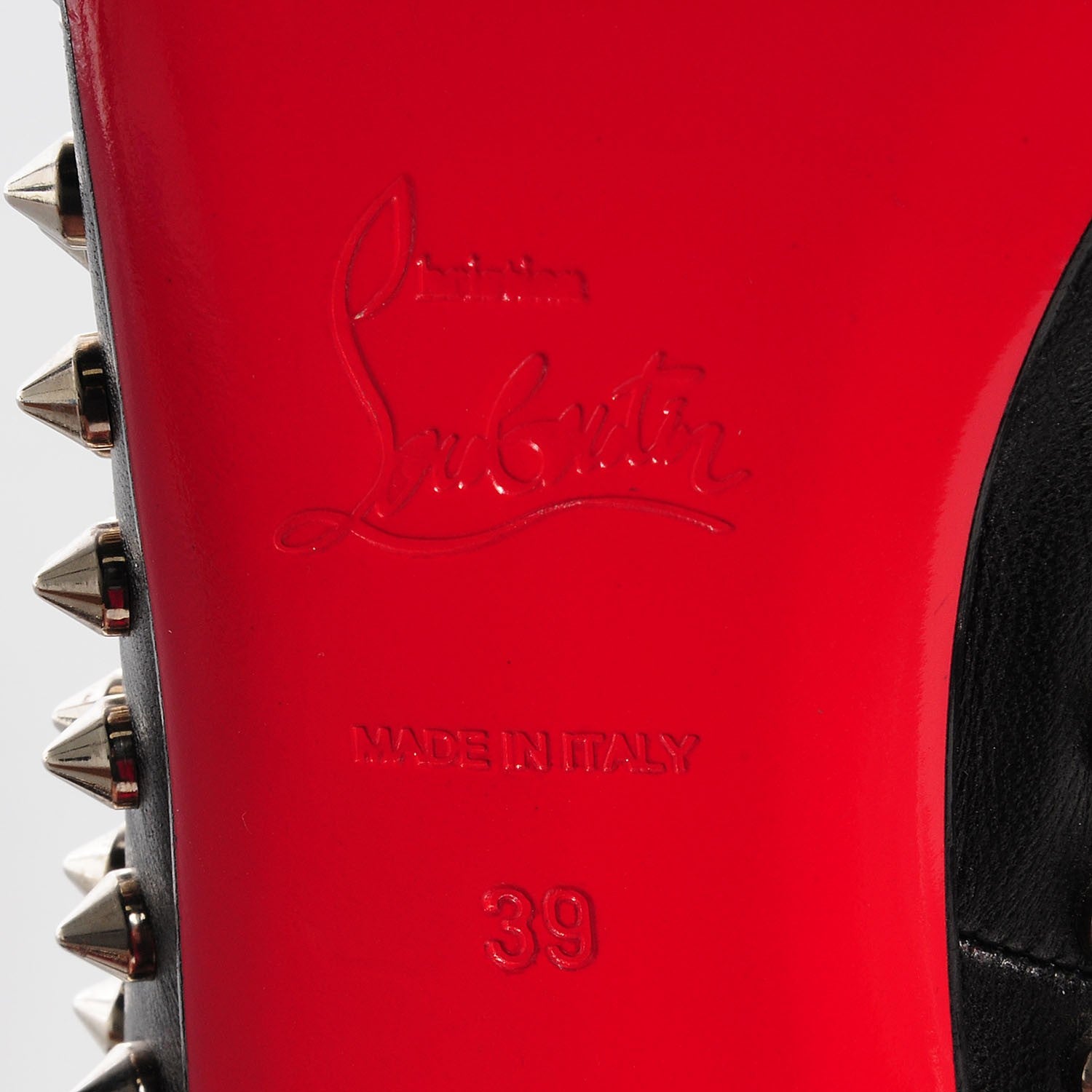 Christian Louboutin Nappa Pigalle Spikes 120 Pumps 39 Black 6 of 6