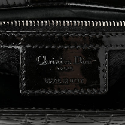 Christian Dior Patent Cannage Medium Lady Dior Black 6 of 10