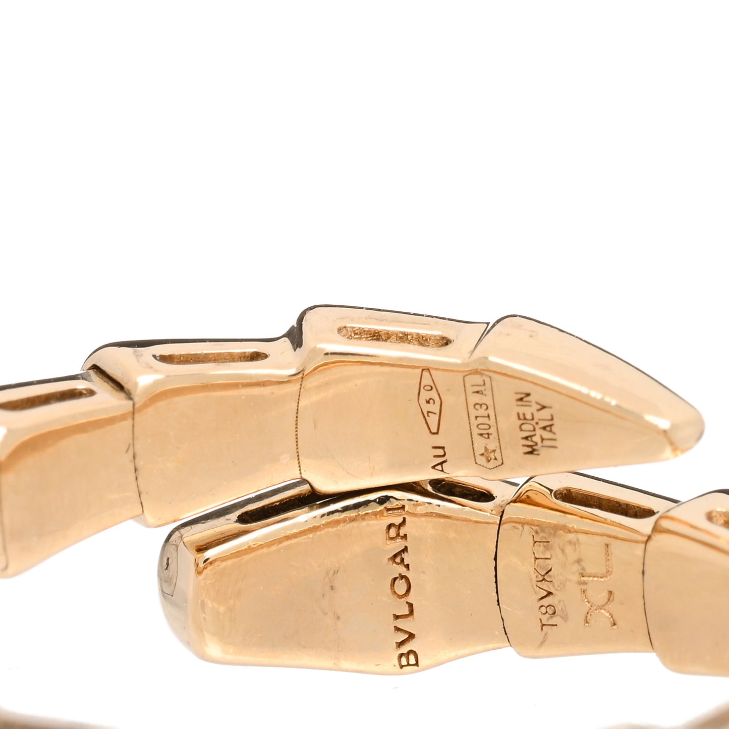 18K Yellow Gold Serpenti Viper Ring XL