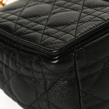 Christian Dior Calfskin Cannage Medium Caro Bag Black 7 of 12