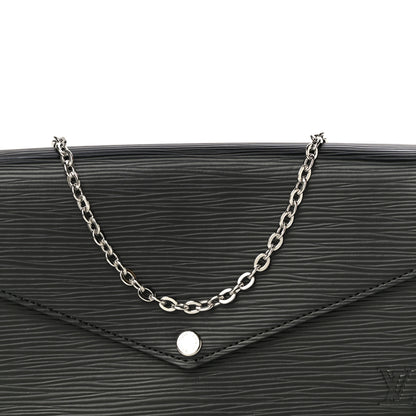 Louis Vuitton Epi Pochette Felicie Black 10 of 12