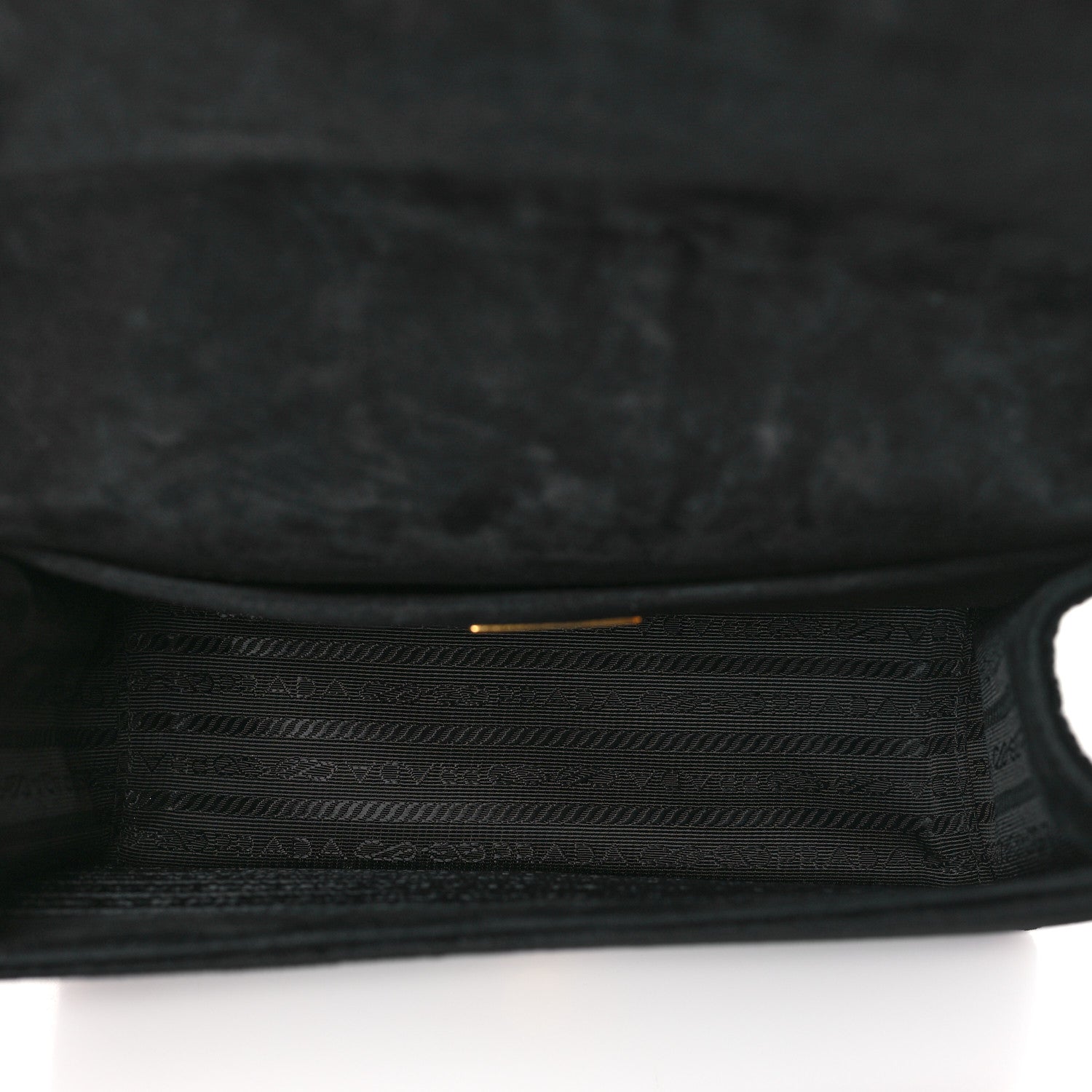 Prada Velluto Ricamo Cahier Shoulder Bag Black 5 of 8