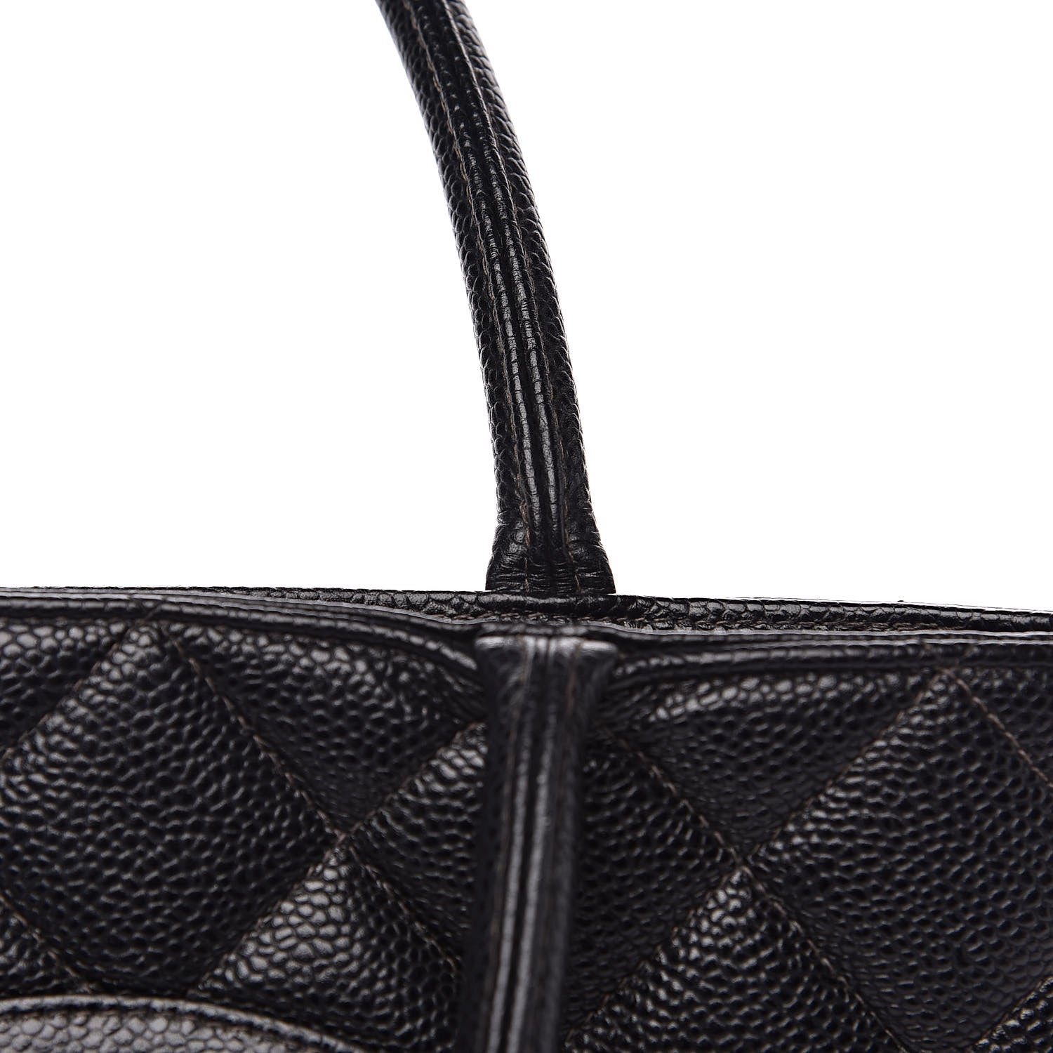 Chanel Caviar Quilted Medallion Tote Black 13 of 15